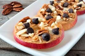 peanut butter and apples - Healthy Snacks