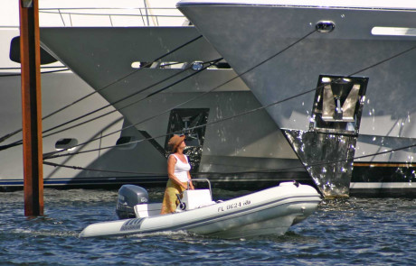 Two Luxury Yachts