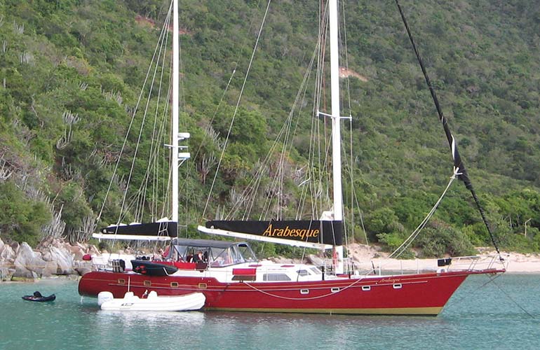 Sailboat at Anchor